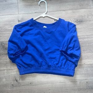 Shop Tripple threads cropped shirt size medium